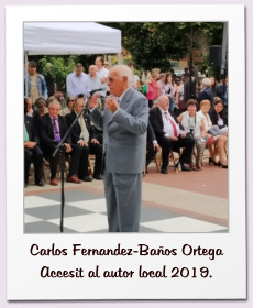Carlos Fernandez-Baños Ortega Accesit al autor local 2019.